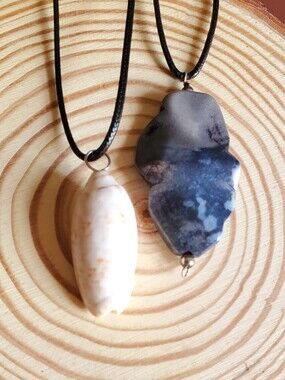 Vtg. NEW  Bundles for 2 Pendants Necklace